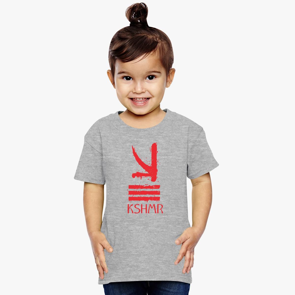 Bunke af snemand Forløber kshmr logo Toddler T-shirt - Hoodiego
