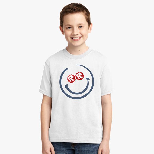 Roblox Smile Face Youth T Shirt Hoodiego Com - roblox smiley face