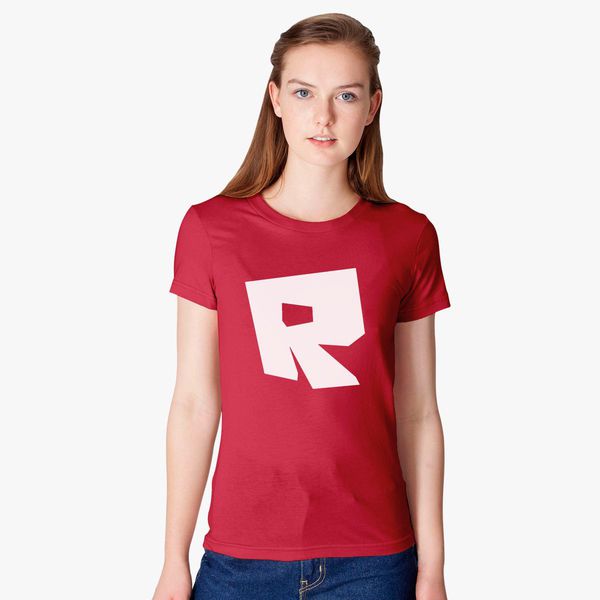 Roblox Logo Women S T Shirt Hoodiego Com - how do you put on t shirts in roblox