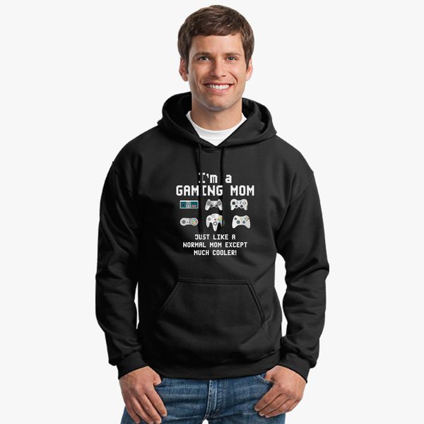 Funny Mom Birthday Gamer - Im A Gaming Mom - Funny Mom - Gaming Controllers  - Video Gaming Mom Unisex Hoodie 