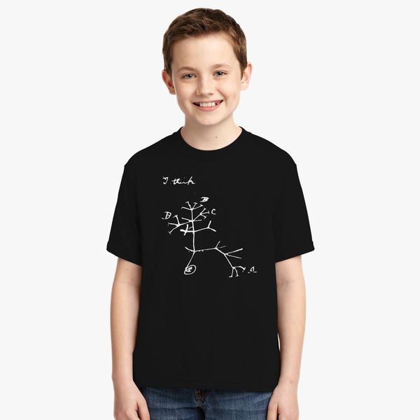 Darwin I Think Tree Youth T Shirt Hoodiego Com - darwin shirt roblox