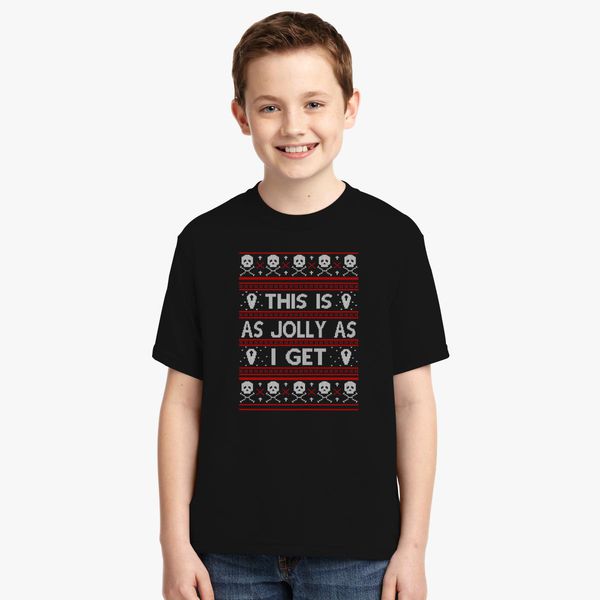 Emo Gothic Ugly This Is As Jolly As I Get Youth T Shirt Hoodiego Com - emo boy shirts roblox
