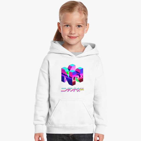 n64 vaporwave hoodie