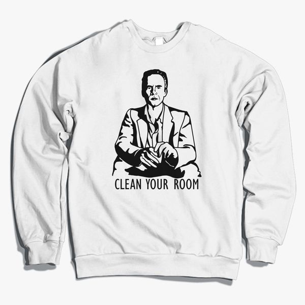 Clean Your Room Bucko Jordan Peterson Crewneck Sweatshirt