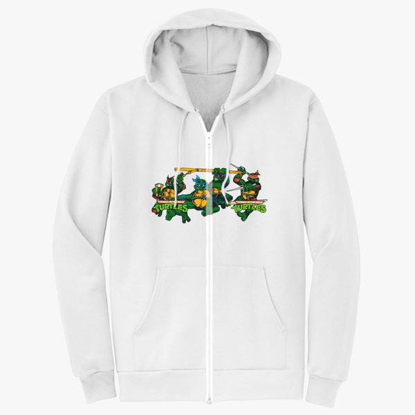 ninja turtle zip up hoodie