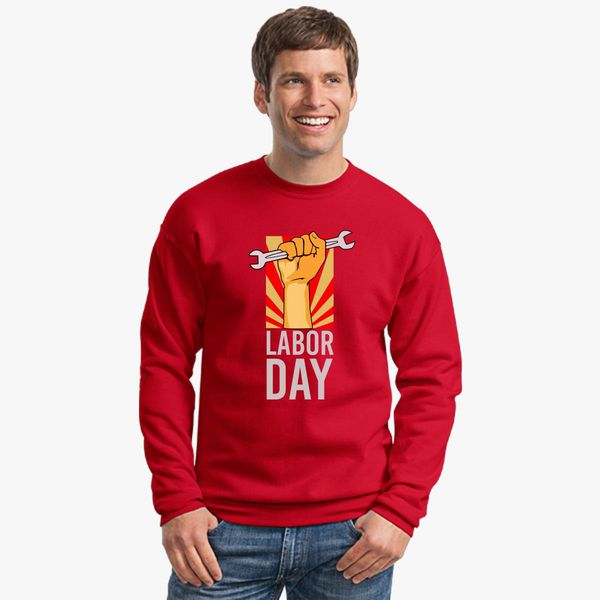 Labor Day Crewneck Sweatshirt | Hoodiego.com